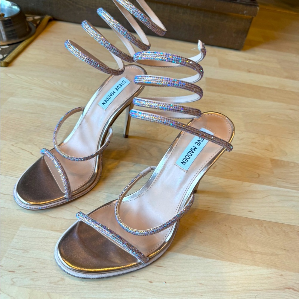 Steve Madden rhinestone heels